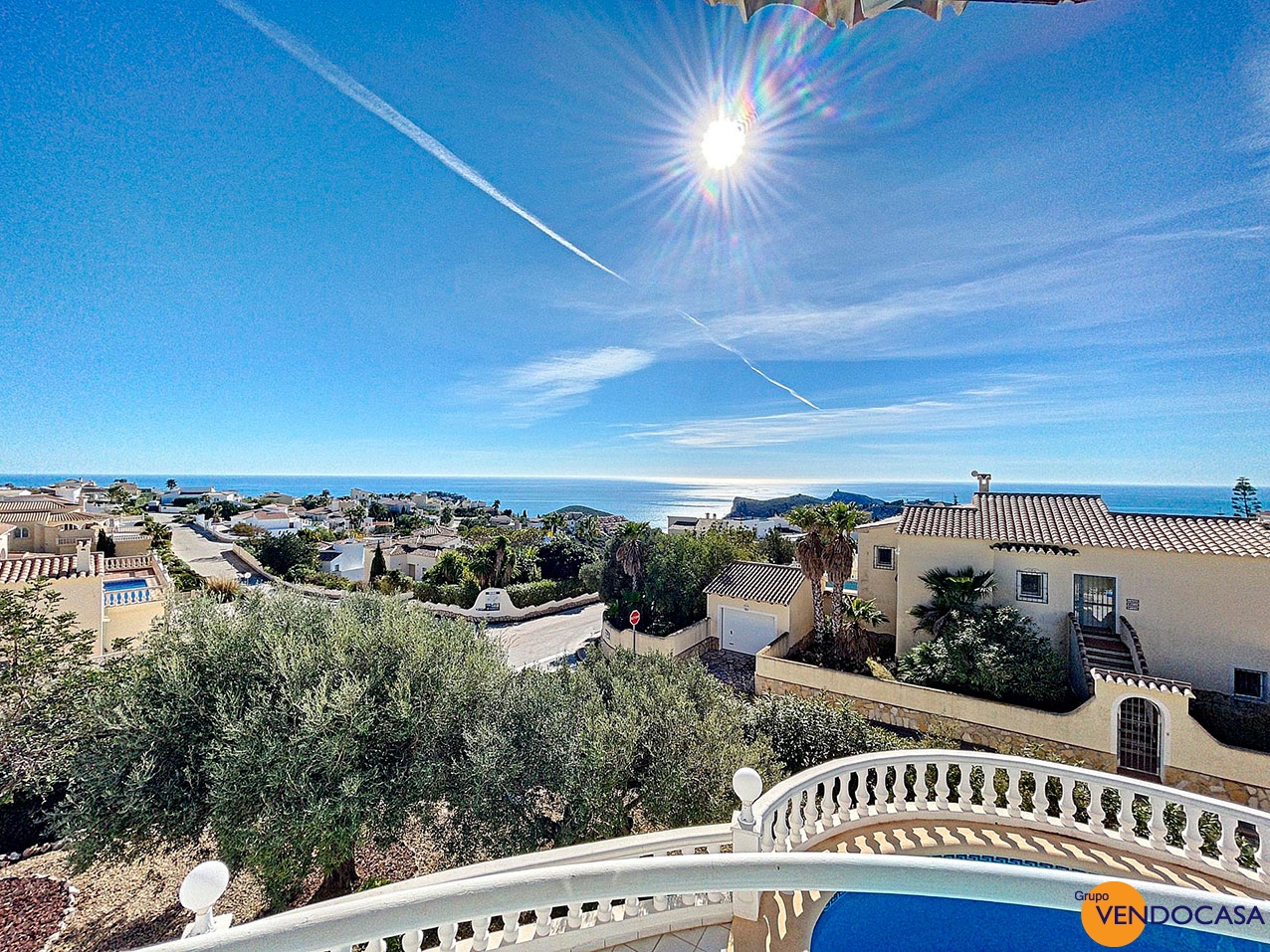 Nice mediterranean villa with panoramic seaviews