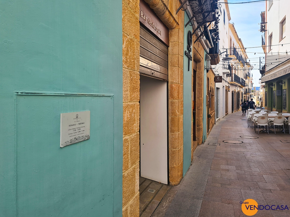 Business sale in the old town of Javea
