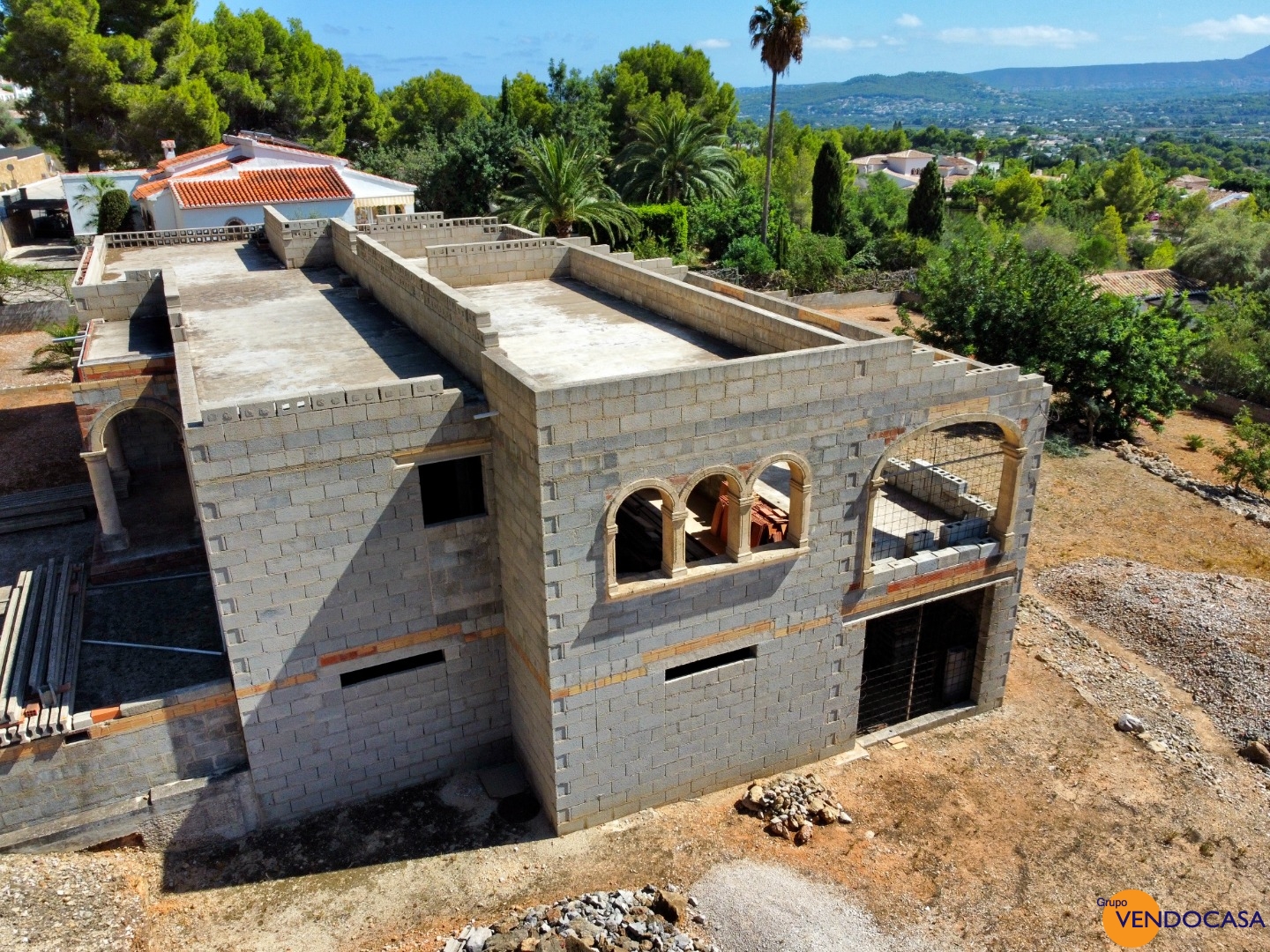 Large plot in Montgo with open views