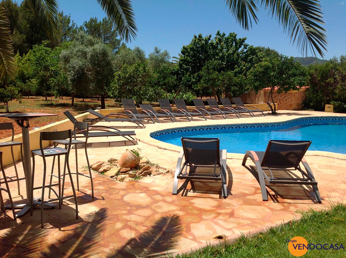 Ibiza style villa with guest house