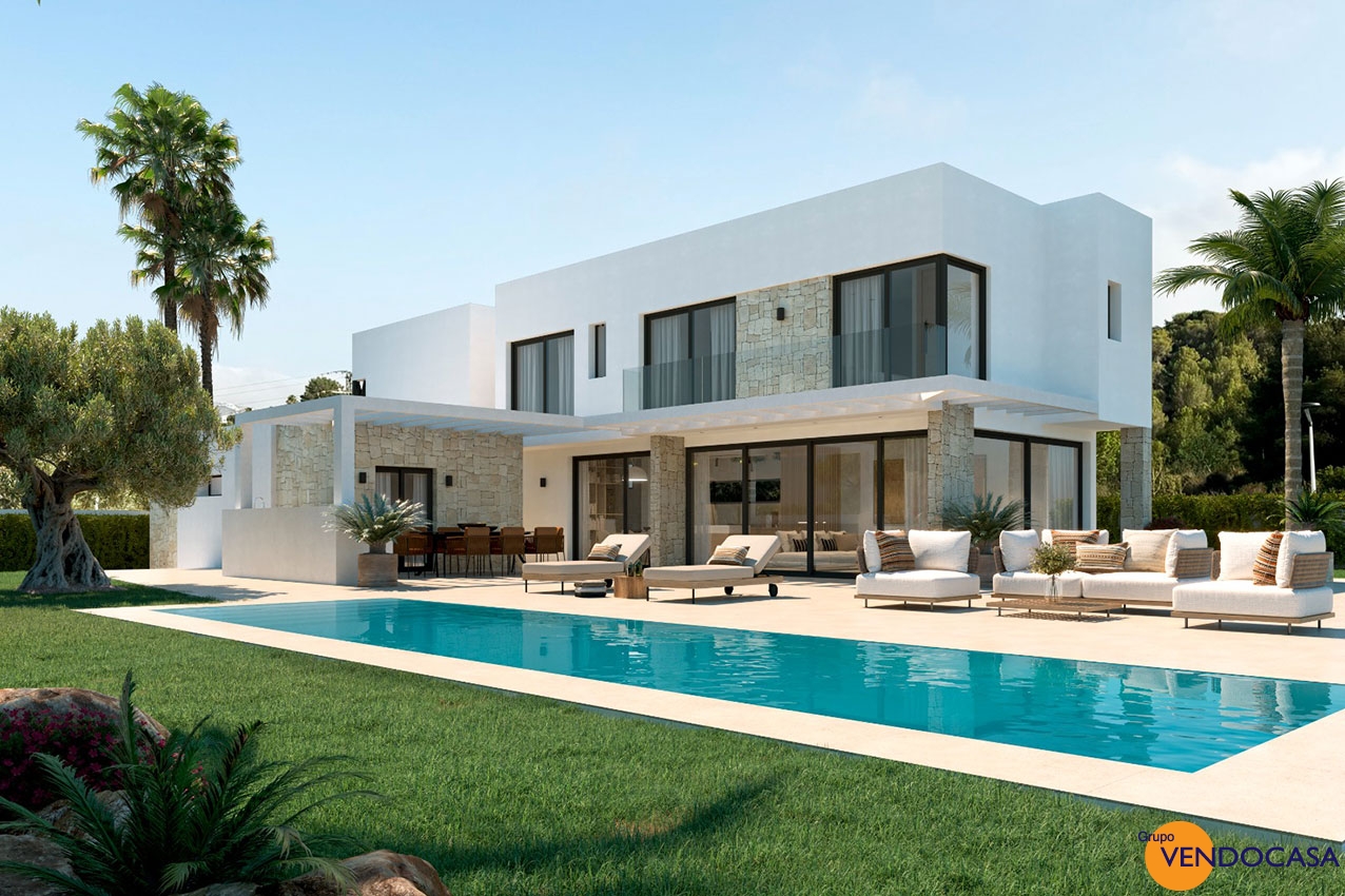 Nice flat building plot at Benitachell