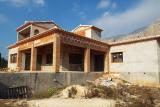 Southfacing Villa in construction at Montgo Valls